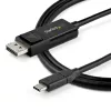 StarTech.com 1 m USB-C į DisplayPort 1.4 laidas, 8K 60Hz/4K, dvipusis DP į USB-C arba USB-C į DP adapteris, HBR3/HDR/DSC, USB Type-C/Thunderbolt monitoriaus laidas