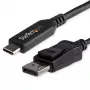 StarTech.com 1,8 m USB-C į DisplayPort 1.4 laidas - 4K/5K/8K USB Type-C į DP 1.4 Alt Mode vaizdo adapteris - HBR3/HDR/DSC - 8K 60Hz DP monitoriaus laidas USB-C/Thunderbolt 3