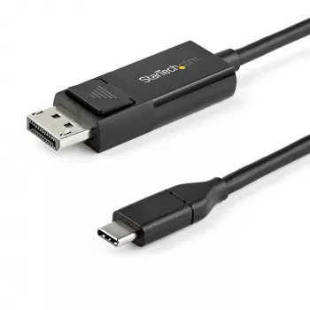 StarTech.com 1 m USB-C į DisplayPort 1.2 laidas 4K 60Hz - Dvikryptis DP į USB-C arba USB-C į DP reversinis vaizdo adapterio laidas - HBR2/HDR - USB Type C/Thunderbolt monitoriaus laidas