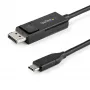 StarTech.com 1 m USB-C į DisplayPort 1.2 laidas 4K 60Hz - Dvikryptis DP į USB-C arba USB-C į DP reversinis vaizdo adapterio laidas - HBR2/HDR - USB Type C/Thunderbolt monitoriaus laidas