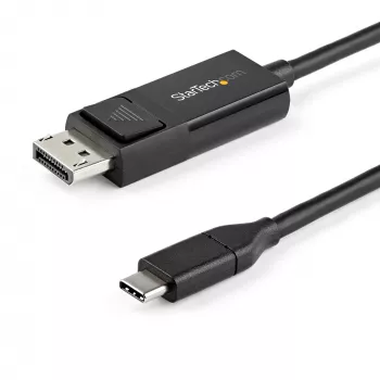 StarTech.com 2m USB-C į DisplayPort 1.2 laidas 4K 60Hz – dvipusis DP į USB-C arba USB-C į DP adapterio laidas – HBR2/HDR – USB Type C / Thunderbolt monitoriaus laidas