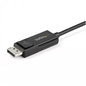 StarTech.com 2m USB-C į DisplayPort 1.2 laidas 4K 60Hz – dvipusis DP į USB-C arba USB-C į DP adapterio laidas – HBR2/HDR – USB Type C / Thunderbolt monitoriaus laidas