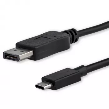 StarTech.com USB-C į DisplayPort 1.2 laidas, 1 m, 4K 60Hz, HBR2, USB Type-C DP Alt režimas, juodas