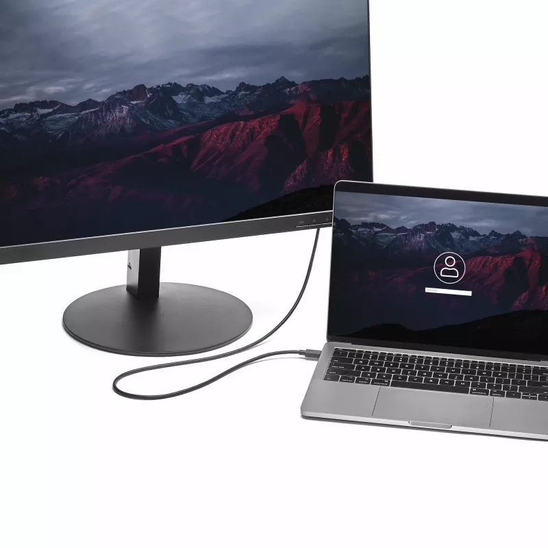 StarTech.com USB-C į DisplayPort 1.2 laidas, 1 m, 4K 60Hz, HBR2, USB Type-C DP Alt režimas, juodas