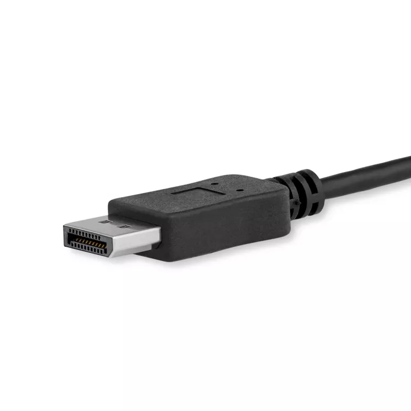 StarTech.com 6ft/1.8m USB-C į DisplayPort 1.2 laidas 4K 60Hz - USB-C į DisplayPort adapterio laidas HBR2 - USB Type-C DP Alt režimo vaizdo laidas monitoriui - suderinamas su Thunderbolt 3 - juodas