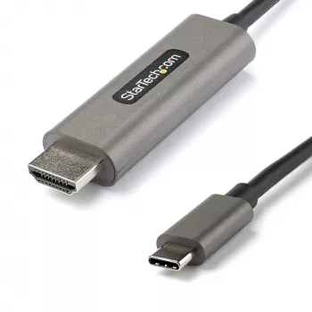 StarTech.com 1 m USB-C į HDMI laidas 4K 60Hz su HDR10 – Ultra HD USB Type-C į 4K HDMI 2.0b vaizdo adapterio laidas – USB-C į HDMI HDR monitoriaus / ekrano keitiklis – DP 1.4 Alt Mode HBR3