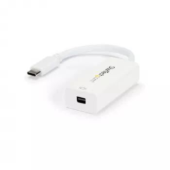StarTech.com USB-C į Mini DisplayPort adapteris – 4K 60Hz – baltas – USB 3.1 Type-C į Mini DP adapteris – atnaujinta versija CDP2MDPEC
