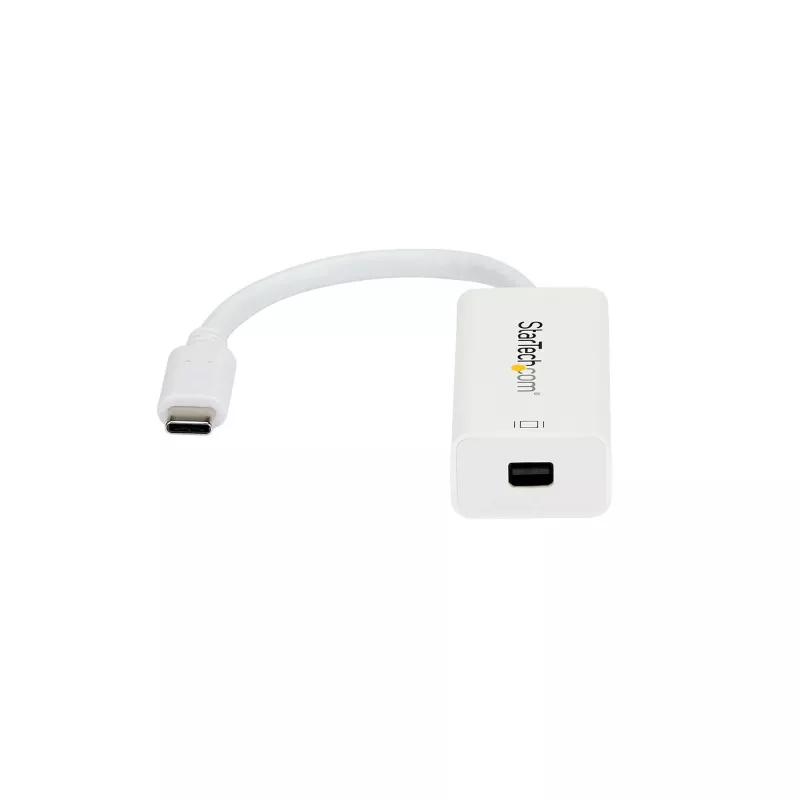 StarTech.com USB-C į Mini DisplayPort adapteris – 4K 60Hz – baltas – USB 3.1 Type-C į Mini DP adapteris – atnaujinta versija CDP2MDPEC