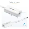 StarTech.com USB-C į Mini DisplayPort adapteris – 4K 60Hz – baltas – USB 3.1 Type-C į Mini DP adapteris – atnaujinta versija CDP2MDPEC