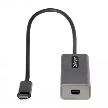 StarTech.com USB-C į Mini DisplayPort adapteris – 4K 60Hz USB-C į mDP adapteris – USB Type-C į Mini DP monitorių – vaizdo keitiklis – veikia su Thunderbolt 3 – 12 colių ilgio pritvirtintas kabelis – atnaujinta CDP2MDP versija