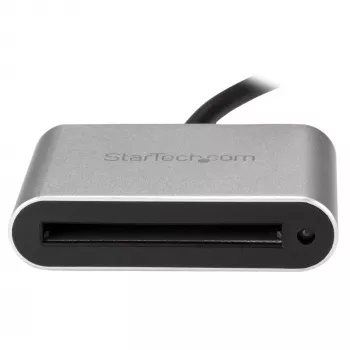 StarTech.com USB 3.0 kortelių skaitytuvas/rašytuvas CFast 2.0 kortelėms, CFast, CFast 2.0, juoda, sidabrinė, 5000 Mbit/s, aliuminis, veiklos, maitinimo, CE, FCC, RoHS, REACH