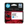 HP 655 Cyan Original rašalo kasetė, žydra, 1 vnt., 600 puslapių