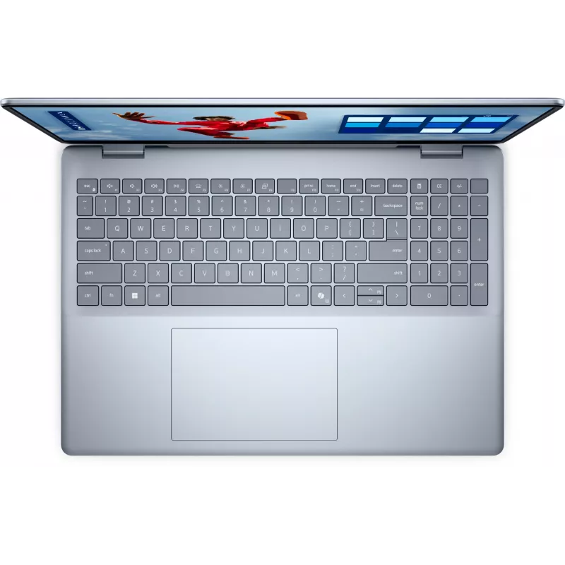 Nešiojamas kompiuteris DELL 16 Plus DB16250 Intel Core Ultra 7 258V 40,6 cm (16 colių) jutiklinis Full HD+ 32 GB LPDDR5x-SDRAM 1 TB SSD Wi-Fi 7 (802.11be) Windows 11 Pro mėlynas