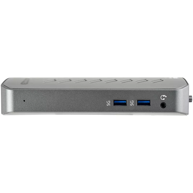 StarTech.com USB-C USB-A Dock - Hibridinė universali USB 3.0 stotelė, skirta USB-C arba USB-A nešiojamiesiems kompiuteriams - dvigubas monitorius 4K 60Hz HDMI/DisplayPort - 6x USB-A, GbE - USB 3.1 Gen 1 - Windows/Mac