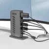 StarTech.com USB-C USB-A Dock - Hibridinė universali USB 3.0 stotelė, skirta USB-C arba USB-A nešiojamiesiems kompiuteriams - dvigubas monitorius 4K 60Hz HDMI/DisplayPort - 6x USB-A, GbE - USB 3.1 Gen 1 - Windows/Mac