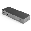 StarTech.com Universali nešiojamojo kompiuterio dokų stotelė, hibridinė USB-C ir USB-A, dviguba 4K DP ir HDMI, 100W PD, Mac / Windows / Chrome OS, 4x USB 5Gbps šakotuvas, GbE