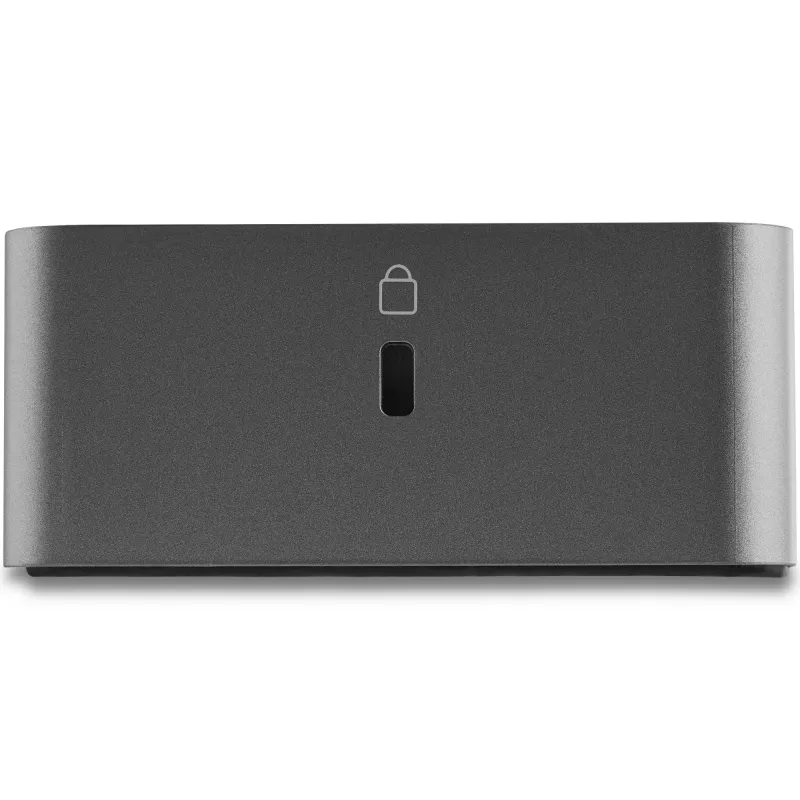 StarTech.com Universali nešiojamojo kompiuterio dokų stotelė, hibridinė USB-C ir USB-A, dviguba 4K DP ir HDMI, 100W PD, Mac / Windows / Chrome OS, 4x USB 5Gbps šakotuvas, GbE