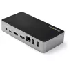 StarTech.com USB-C Dock - Dviejų monitorių 1080p HDMI nešiojamojo kompiuterio dokas - 65W maitinimo tiekimas - 1x USB-C, 3x USB-A, Ethernet - Dviejų vaizdo USB 3.1 Gen 1 Type-C dokas - Mac & Windows