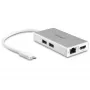 StarTech.com USB-C kelių prievadų adapteris – USB-C kelioninė stotelė su 4K HDMI, 60W maitinimo perdavimu, GbE, 2 prievadų USB-A 3.0 stotelė – nešiojamas mini USB-C dokas nešiojamam kompiuteriui – balta