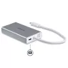 StarTech.com USB-C kelių prievadų adapteris – USB-C kelioninė stotelė su 4K HDMI, 60W maitinimo perdavimu, GbE, 2 prievadų USB-A 3.0 stotelė – nešiojamas mini USB-C dokas nešiojamam kompiuteriui – balta