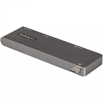 StarTech.com USB-C kelių prievadų adapteris, skirtas MacBook Pro/Air – USB Type-C į 4K HDMI, 100W Power Delivery perdavimas, SD/MicroSD lizdas, 2 prievadų USB 3.0 šakotuvas – nešiojamas USB-C mini dokas