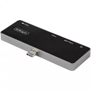 StarTech.com USB-C kelių prievadų adapteris – USB-C į 4K 60Hz HDMI 2.0, 100W Power Delivery, 3 prievadų USB 3.0 stotelė, garsas – USB-C mini dokas, nešiojamas USB Type-C kelioninis dokas