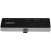StarTech.com USB-C kelių prievadų adapteris – USB-C į 4K 60Hz HDMI 2.0, 100W Power Delivery, 3 prievadų USB 3.0 stotelė, garsas – USB-C mini dokas, nešiojamas USB Type-C kelioninis dokas