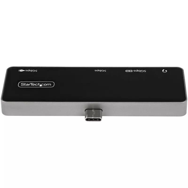StarTech.com USB-C kelių prievadų adapteris – USB-C į 4K 60Hz HDMI 2.0, 100W Power Delivery, 3 prievadų USB 3.0 stotelė, garsas – USB-C mini dokas, nešiojamas USB Type-C kelioninis dokas