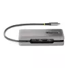 StarTech.com USB-C kelių prievadų adapteris - 4K 60Hz HDMI/DP - 3 prievadų USB centras - 100W Power Delivery perdavimas - GbE - kelioninis mini dokas su įkrovimu - 30 cm apvyniojamas laidas