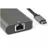 StarTech.com USB-C kelių prievadų adapteris - 10Gbps USB Type-C mini dokas su 4K 30Hz HDMI - 100W Power Delivery perdavimu - 3 prievadų USB šakotuvas, GbE - USB 3.1/3.2 Gen 2 nešiojamojo kompiuterio dokas - 10 colių kabelis