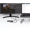StarTech.com USB-C kelių prievadų adapteris - 10Gbps USB Type-C mini dokas su 4K 30Hz HDMI - 100W Power Delivery perdavimu - 3 prievadų USB šakotuvas, GbE - USB 3.1/3.2 Gen 2 nešiojamojo kompiuterio dokas - 10 colių kabelis