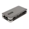 StarTech.com USB-C kelių prievadų adapteris – HDMI/VGA – 4K 60Hz – 3 prievadų USB šakotuvas – 100W Power Delivery perdavimas – GbE – kelioninis mini dokas su įkrovimu – 1ft/30cm apvyniojamas kabelis