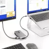 StarTech.com USB-C kelių prievadų adapteris – HDMI/VGA – 4K 60Hz – 3 prievadų USB šakotuvas – 100W Power Delivery perdavimas – GbE – kelioninis mini dokas su įkrovimu – 1ft/30cm apvyniojamas kabelis