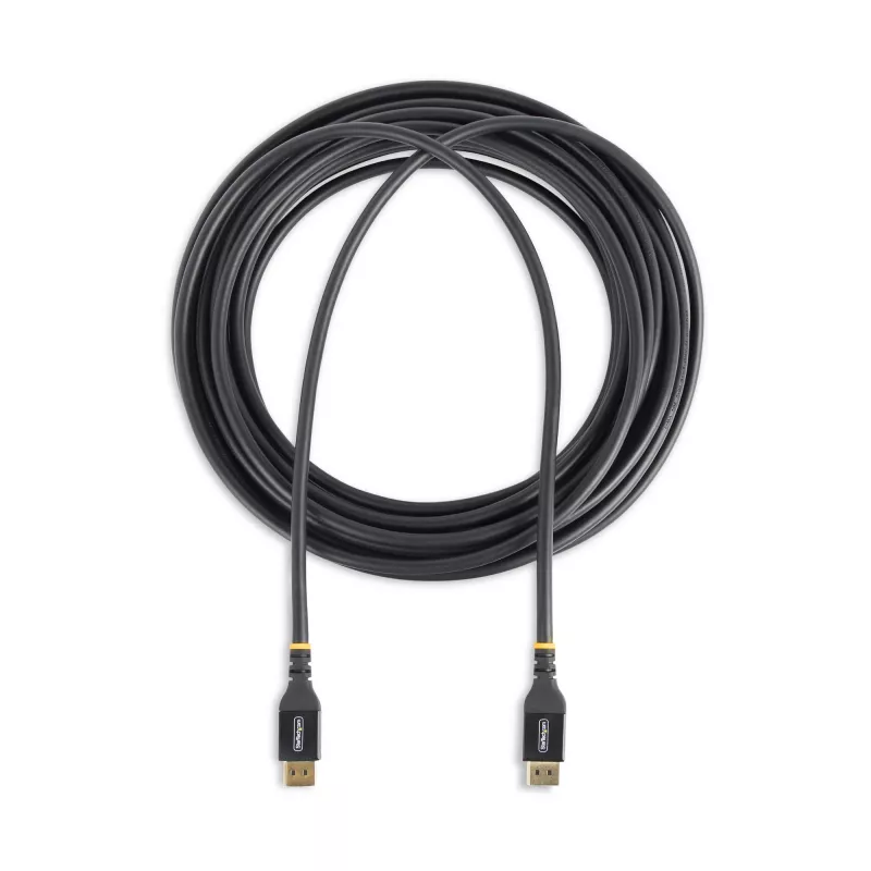StarTech.com 10m aktyvus DisplayPort 1.4 laidas, DP8K, HBR3, HDR10, MST, DSC 1.2, HDCP 2.2, 8K 60Hz, 4K 120Hz, DP 1.4, M/M