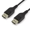 StarTech.com 2 m VESA sertifikuotas DisplayPort 1.4 kabelis - 8K 60Hz HBR3 HDR - 6 pėdų Super UHD DisplayPort į DisplayPort monitoriaus laidas - Ultra HD 4K 120Hz DP 1.4 plonas vaizdo kabelis M/M DP jungtis