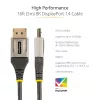 StarTech.com 16ft (5m) VESA sertifikuotas DisplayPort 1.4 laidas - 8K 60Hz HDR10 - itin didelės raiškos 4K 120Hz vaizdas - DP 1.4 laidas / kabelis - monitoriams / ekranams - DisplayPort į DisplayPort laidas - M/M