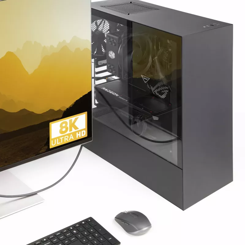 StarTech.com 2m DisplayPort 2.1 laidas, VESA sertifikuotas DP40, su UHBR10/HDR/HDCP 2.2, 8K 60Hz/4K 144Hz su DSC 1.2a, 40Gbps, DP 2.1 laidas, UHD monitoro laidas, M/M