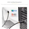 StarTech.com 2m DisplayPort 2.1 laidas, VESA sertifikuotas DP40, su UHBR10/HDR/HDCP 2.2, 8K 60Hz/4K 144Hz su DSC 1.2a, 40Gbps, DP 2.1 laidas, UHD monitoro laidas, M/M
