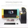 StarTech.com 2m DisplayPort 2.1 laidas, VESA sertifikuotas DP40, su UHBR10/HDR/HDCP 2.2, 8K 60Hz/4K 144Hz su DSC 1.2a, 40Gbps, DP 2.1 laidas, UHD monitoro laidas, M/M
