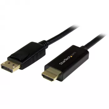 StarTech.com 2 m DisplayPort į HDMI laidas - 4K 30Hz - DP 1.2 į HDMI monitoriaus laidas - fiksuojanti DP jungtis - pasyvus laidas