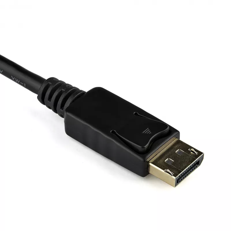 StarTech.com DisplayPort į VGA adapteris - aktyvus DP į VGA keitiklis - 1080p vaizdas - DisplayPort sertifikuotas - DP/DP++ šaltinis prie VGA monitoriaus laido adapteris - fiksuojanti DP jungtis