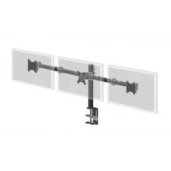 iiyama DS1003C-B1 stalinis laikiklis trims monitoriams iki 27 colių juodas