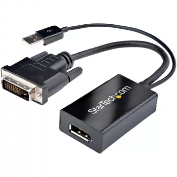 StarTech.com DVI į DisplayPort adapteris su USB maitinimu - 1920 x 1200 - DVI-D į DP keitiklis
