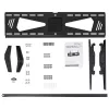 StarTech.com žemo profilio TV laikiklis sienai – pasukamas, 190,5 cm (75 col.), 300 x 200 mm, 800 x 400 mm, -5 – 10°, plienas, juoda