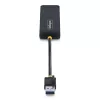 StarTech.com 4 prievadų USB-A šakotuvas, 5 Gbps, maitinamas iš magistralės, kompaktiškas kelioninis USB 3.0 skirstytuvas, apsauga nuo perkrovos (OCP)