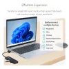 StarTech.com 4 prievadų USB-A šakotuvas, 5 Gbps, maitinamas iš magistralės, kompaktiškas kelioninis USB 3.0 skirstytuvas, apsauga nuo perkrovos (OCP)