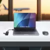 StarTech.com 4 prievadų USB-C šakotuvas, 5Gbps, USB-C į 4x USB-A, maitinamas iš magistralės, mažas kelioninis mini šakotuvas, kelių prievadų USB 3.0 skirstytuvas, nešiojamas šakotuvas, apsauga nuo perkrovos