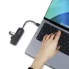 StarTech.com 4 prievadų USB-C šakotuvas, 5Gbps, USB-C į 4x USB-A, maitinamas iš magistralės, mažas kelioninis mini šakotuvas, kelių prievadų USB 3.0 skirstytuvas, nešiojamas šakotuvas, apsauga nuo perkrovos