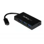 StarTech.com 4 prievadų USB-C šakotuvas – USB-C į 1x USB-C ir 3x USB-A – USB 3.0 šakotuvas – 5Gbps