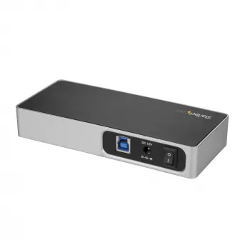 StarTech.com 7 prievadų USB C šakotuvas su greito įkrovimo prievadu - USB-C į 5x USB-A 2x USB-C (USB 3.0 SuperSpeed 5Gbps) - maitinamas USB 3.2 Gen 1 Type-C šakotuvas su maitinimo adapteriu - stalinis/nešiojamojo kompiuterio šakotuvas